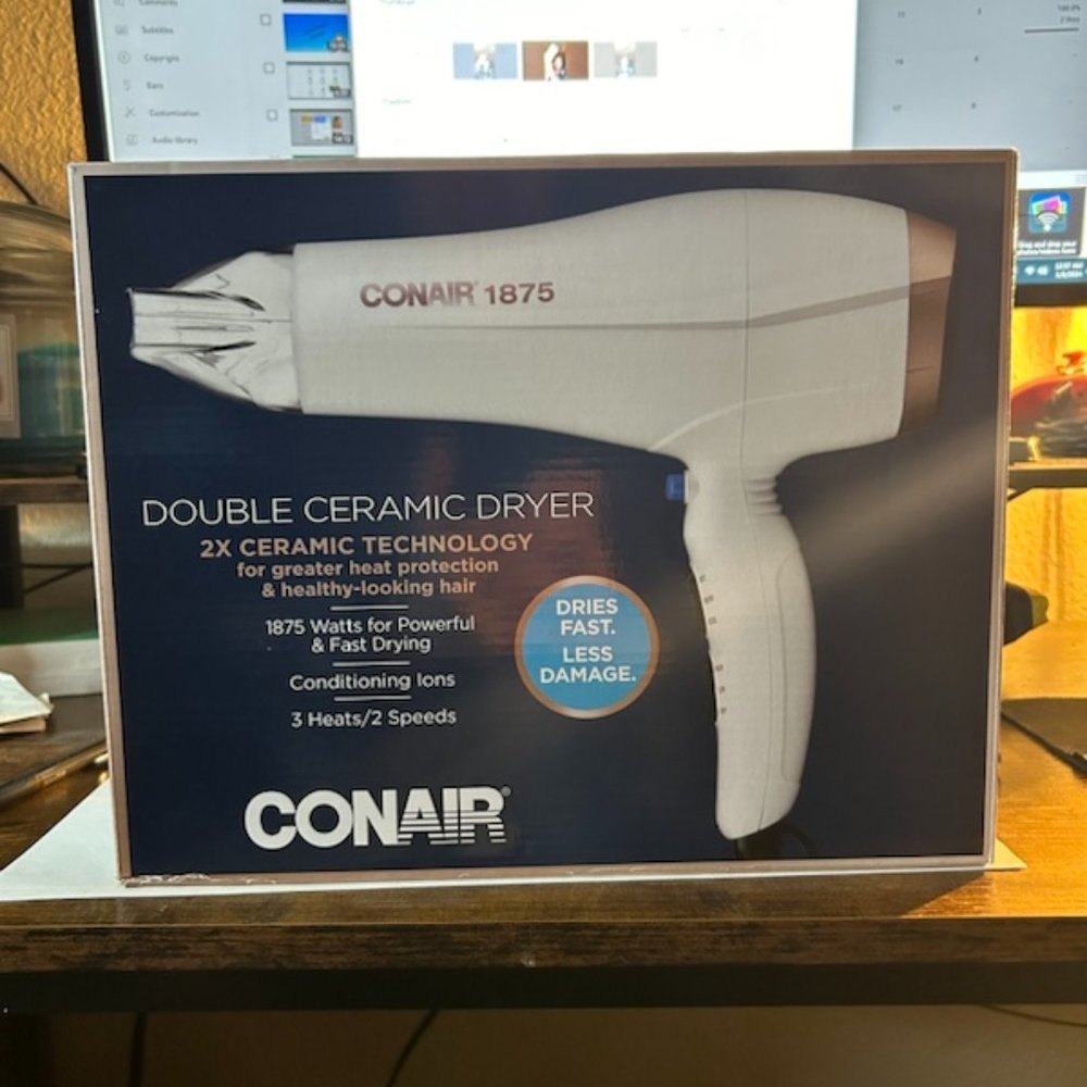 Elevate Your Hair Care Game with the Conair 1875 Double Ceramic Dryer